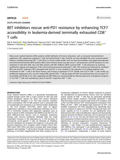 tpex bet|BET inhibitors rescue anti.